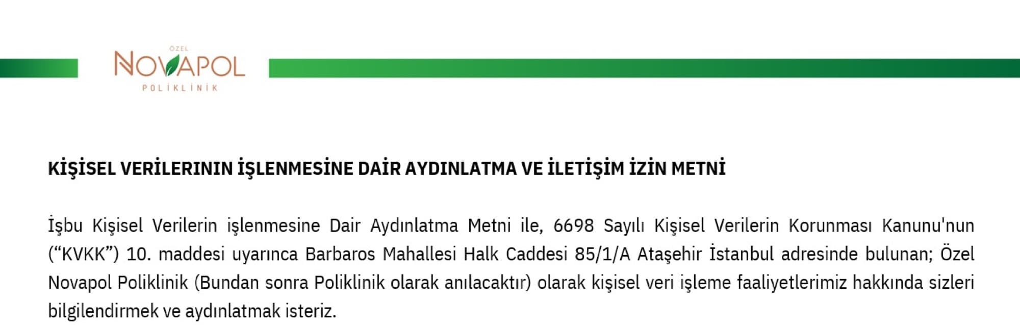 Novapol'de KVKK Farkındalığı: Hasta Mahremiyeti ve Kişisel Verilerin Korunması — 2
